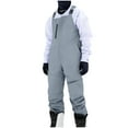 thumbnail image 3 of Oksale Snow Suit for Women Waterproof Fashion One Piece Snowsuit Ski Bib Windproof Snowboard Jumpsuit Winter Clothing for Sports Outdoor Gray S, 3 of 10
