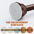 thumbnail image 3 of Shower Curtain Rod - No Drilling Tension Curtain Rod Rust Proof Adjustable Spring Rods for Bathroom and Window Stainless Steel, 3 of 7