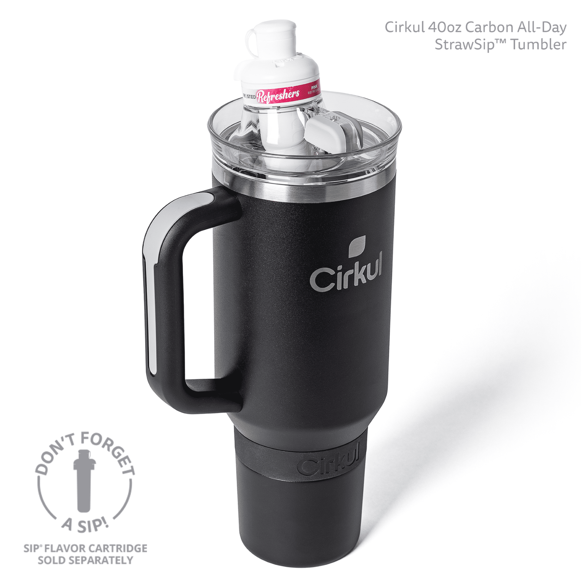 Cirkul All Day StrawSip Tumbler – Carbon 40oz Hydration