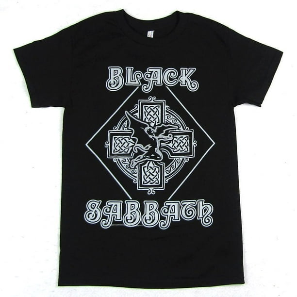 Black Sabbath Fallen Angel Black T Shirt - Walmart.com