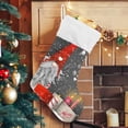 thumbnail image 5 of Coolnut Christmas Stocking Personalized Christmas Santa Large Candy Stocking Hanging Gift Xmas Stockings Decoration 2PCS for Family Holiday Party Ornaments Decor Fireplace, 5 of 7