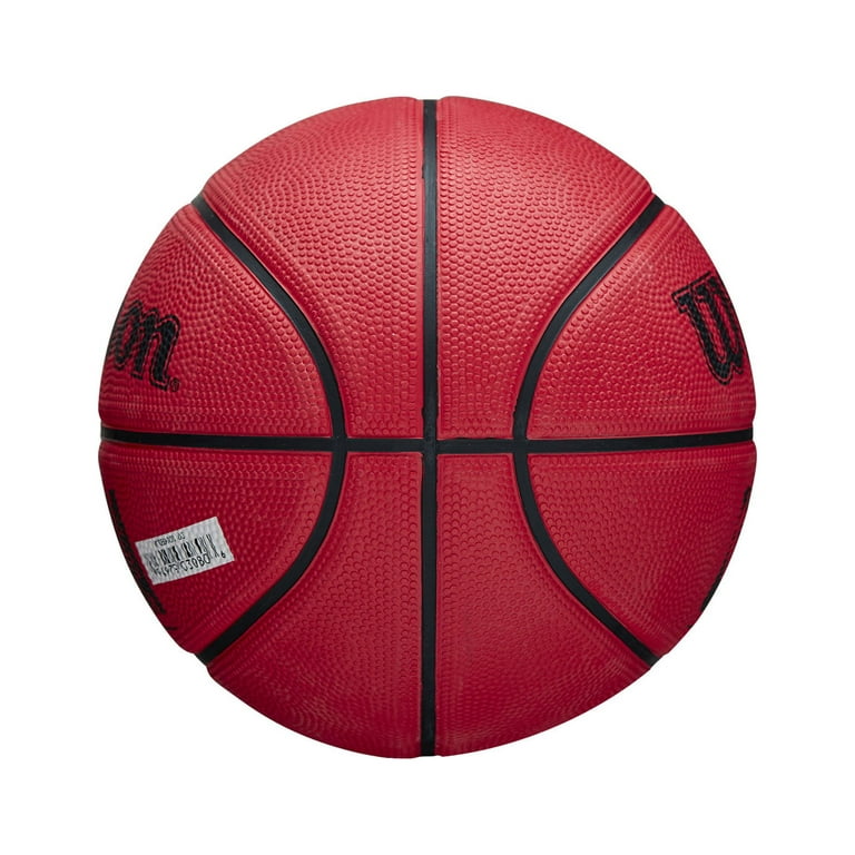 Wilson NBA DRV Outdoor Mini Basketball, Red 