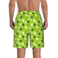 thumbnail image 3 of Kdxio St Patrick's Day7 Pattern Mens Casual Shorts - Drawstring Summer Beach Sports Shorts for Men, 3 of 9