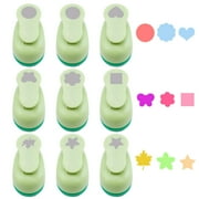 UCEC Craft Hole Punch, YPF59 Pcs 5/8 Inch Paper Punches for Crafting Hole Punch Shapes Hole Puncher for Crafts, Different Shape Crafting Designs for Crafting & DIY Projects