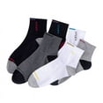 thumbnail image 5 of Calcetines de mujer para amantes del otoño y el invierno, calcetines altos de color sólido en blanco y negro, calcetines de marea para hombres, 5 of 5