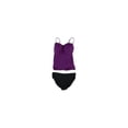 thumbnail image 1 of Profile Womens Starlet Brief 2 Piece Tankini, Purple, 10, 1 of 1