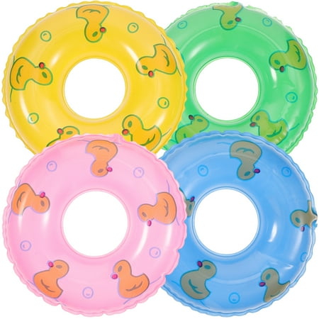 

FRCOLOR 15pcs Mini Swim Rings Props Mini House Swimming Ring Photo Props Mini House Layout Ornaments