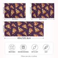 thumbnail image 4 of Pizza Pattern Pillowcase King Size 40''x20'' Satin Double-Sided Print Soft Wrinkle Resistant, 4 of 9