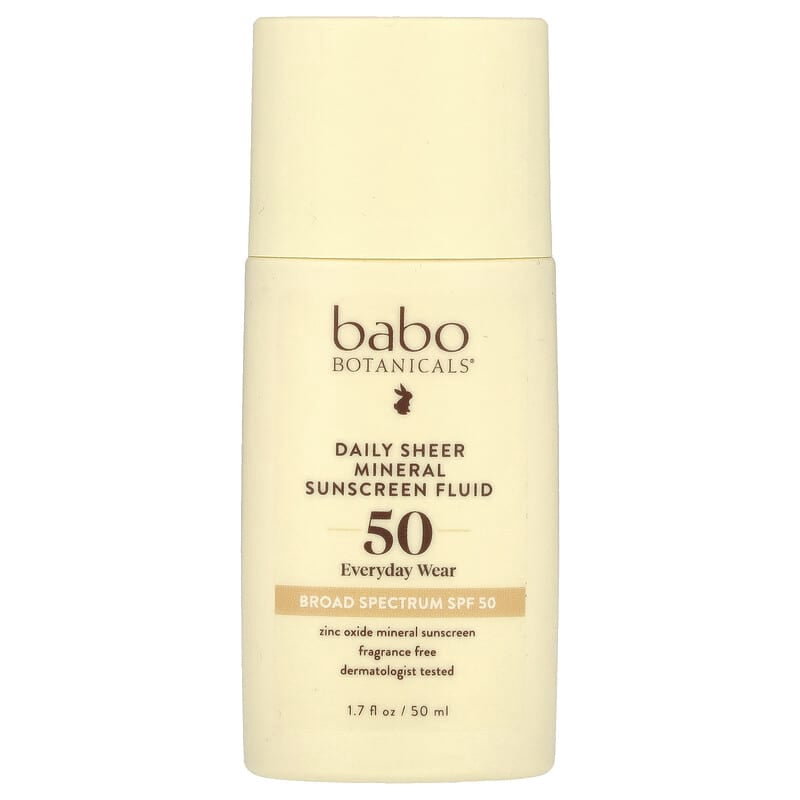 (Pack Of 4) Babobotani Sunscreen Mineral SPF50 1.7 Fl Oz