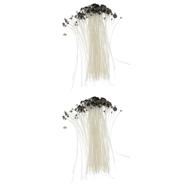 Mechas de vela pre enceradas Sunnimix 150 piezas con Sostenedores de 15 cm