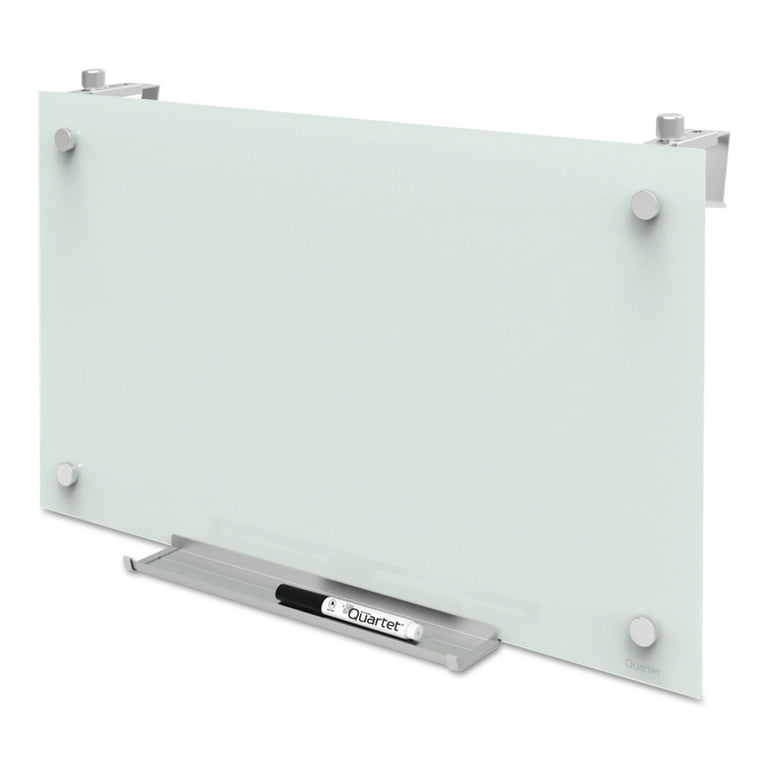 Infinity Magnetic Glass Dry Erase Cubicle Board, 30 x 18, White Surface Infinity Magnetic Glass Dry Erase Cubicle Board, 30 x 18, White Surface