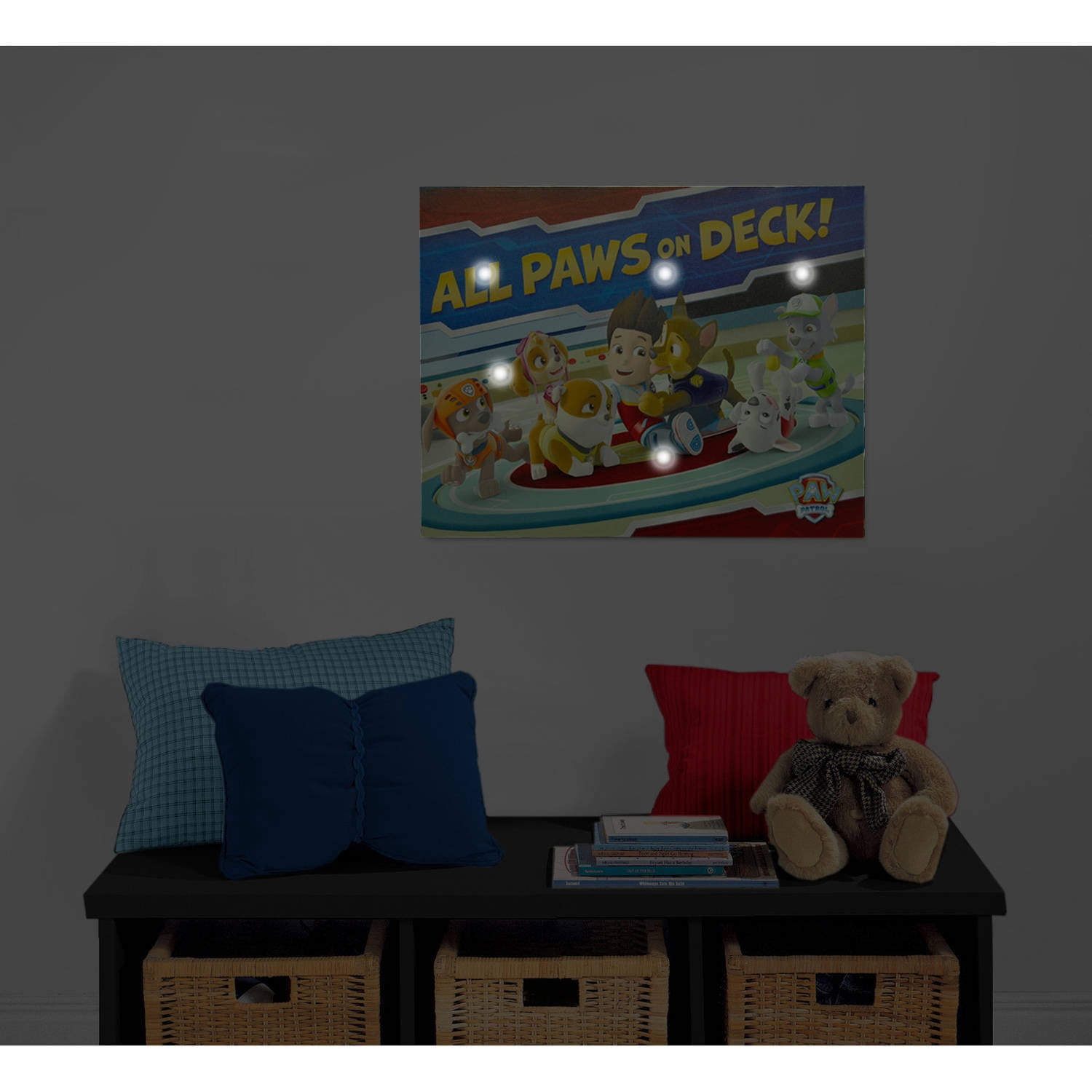 Led Wall Art nickelodeon paw patrol light up canvas wall art with bonus led Led Wall Art nickelodeon paw patrol light up canvas wall art with bonus led