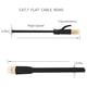 thumbnail image 2 of Cable de red tipo Cat7, oficina en casa, hotel, cable plano para Internet, cable Ethernet, tipo plano, negro, 2 metros Advancent EL4498-02, 2 of 2