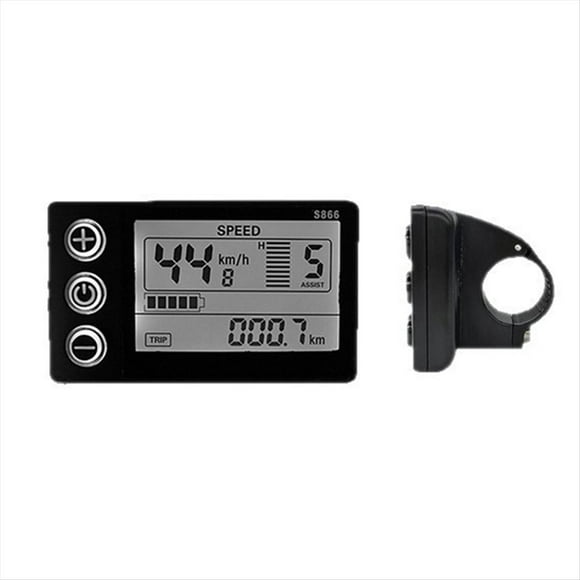 Pantalla LCD para Bicicleta Eléctrica S866, Controlador Inteligente, Panel de Bicicleta Eléctrica, Enchufe SM, 36 V