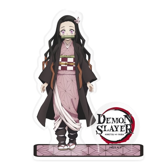 ABYstyle Demon Slayer Nezuko Kamado Acrylic Figure | Official Acryl® Collectible Stand for Anime Fans & Gift Displays | Cute Desk Decor for Kimetsu No Yaiba Lovers