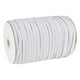 thumbnail image 5 of EeaseMX 1 rollo de cinta elástica plana de 180 m de poliéster para mascarillas, accesorios de ropa, cinturones y decoración, 5 mm (blanco), 5 of 7