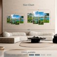 thumbnail image 3 of Elephant Stock Hana Black Sand Beach Wall Art - Horizontal Multi Panel Canvas - Living Room Wall Decor - Beach Multi Panel - Blue And Green Decor - 52" x 32", 3 of 4