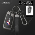 thumbnail image 3 of For Peugeot 307 C 3 buttons key case Zinc Alloy Leather Car Key Case Cover 2008 3008 4008 408 508, 3 of 9