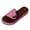 Red, variant on Women's Slip On Platform Slides Wide Width Comfortable Beach Sandals Lightweight Non Slip Canvas Summer Slippers Black Size 7