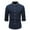 Navy, variant on WEAIXIMIUNG Sport Shirts for Men 5X New European Size Men's Stand Long Sleeve Shirt Men's Casual Solid Color Large Size Long Sleeve Shirt