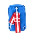 thumbnail image 2 of Women's Patriotic Square Sling Bag, Blue Morpho, 2 of 4
