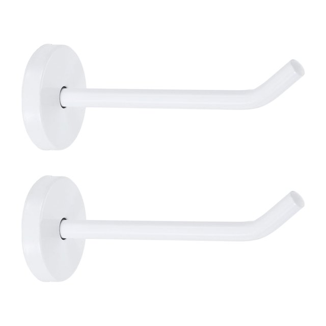 Uxcell 2 Paquete de Ganchos para Abrigo de 3.9 Pulgadas, Gancho de Montaje en Pared de Punta Larga