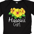 thumbnail image 4 of Inktastic Hawaii Girl Hibiscus Flowers Girls Long Sleeve Baby Bodysuit, 4 of 5