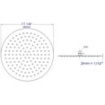 thumbnail image 2 of ALFI brand RAIN12R-BM Matte Black Stainless Steel 12" Round Ultra-Thin Rain Shower Head, 2 of 10