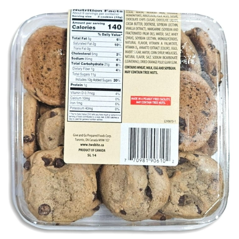 Bite Size Chocolate Chip Cookies Value Pack 10.5 Ounce | Pack of 3
