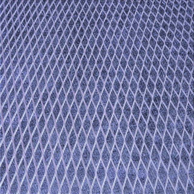 Ahgly Company Machine Washable Indoor Square Transitional Deep Periwinkle Purple Area Rugs, 5' Square