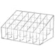 thumbnail image 3 of Organizador de lápiz labial de acrílico transparente con 24 compartimentos, expositor para maquillaje, pinceles y botellas, 15 x 10,5 x 7,5 cm., 3 of 4