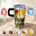 thumbnail image 6 of Camo 20oz Stainless Steel Tumbler with Handle and Straw – Insulated Travel Cup with Sliding Lid, 360° Full Wrap Printed Mug for Home, Outdoor & Sports Use, Camouflage, 6 of 6