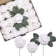 thumbnail image 1 of Flores de rosas artificiales, rosas artificiales de espuma, rosas falsas de aspecto real, decoración para el hogar, ramos de boda, centros de mesa, arreglos para fiestas (25 piezas), 1 of 4