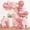 Dusty Pink, variant on 153pcs Pink Blue Balloon Garland Arch Kit, Different Sizes 18 12 10 5 inch Dusty Pink Blue Nude Latex Metallic Confetti Gold Balloons for Gender Reveal Neutral Bear Baby Shower Decorations