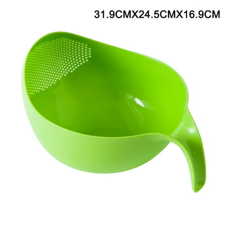 

Durable Rice Washing Filter Strainer Kitchen Tool Peas Sieve Basket Colanders Cleaning Gadget New