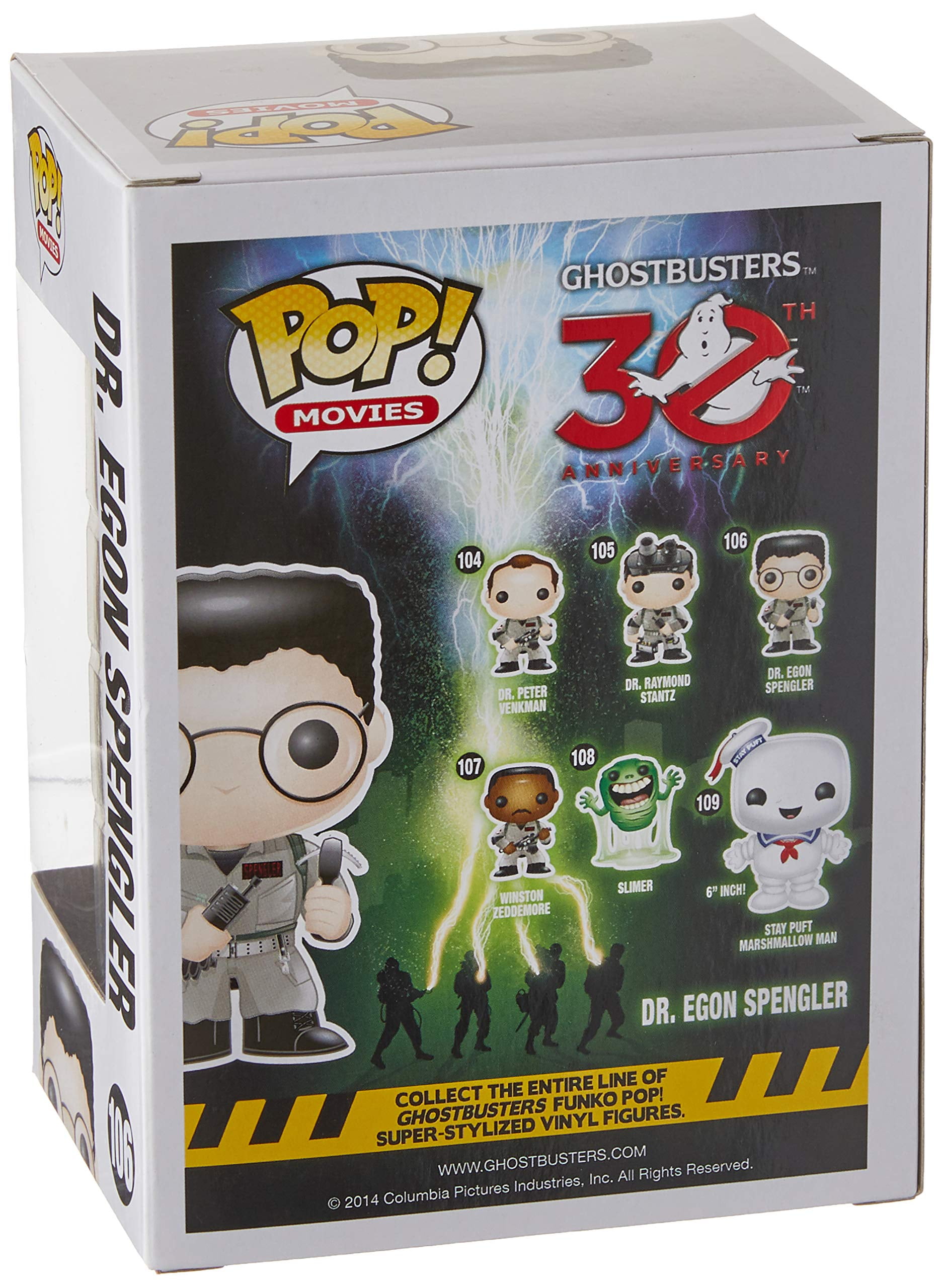 Ghostbuster Pop Movies Vinyl Figure Dr. Egon Spengler Walmart
