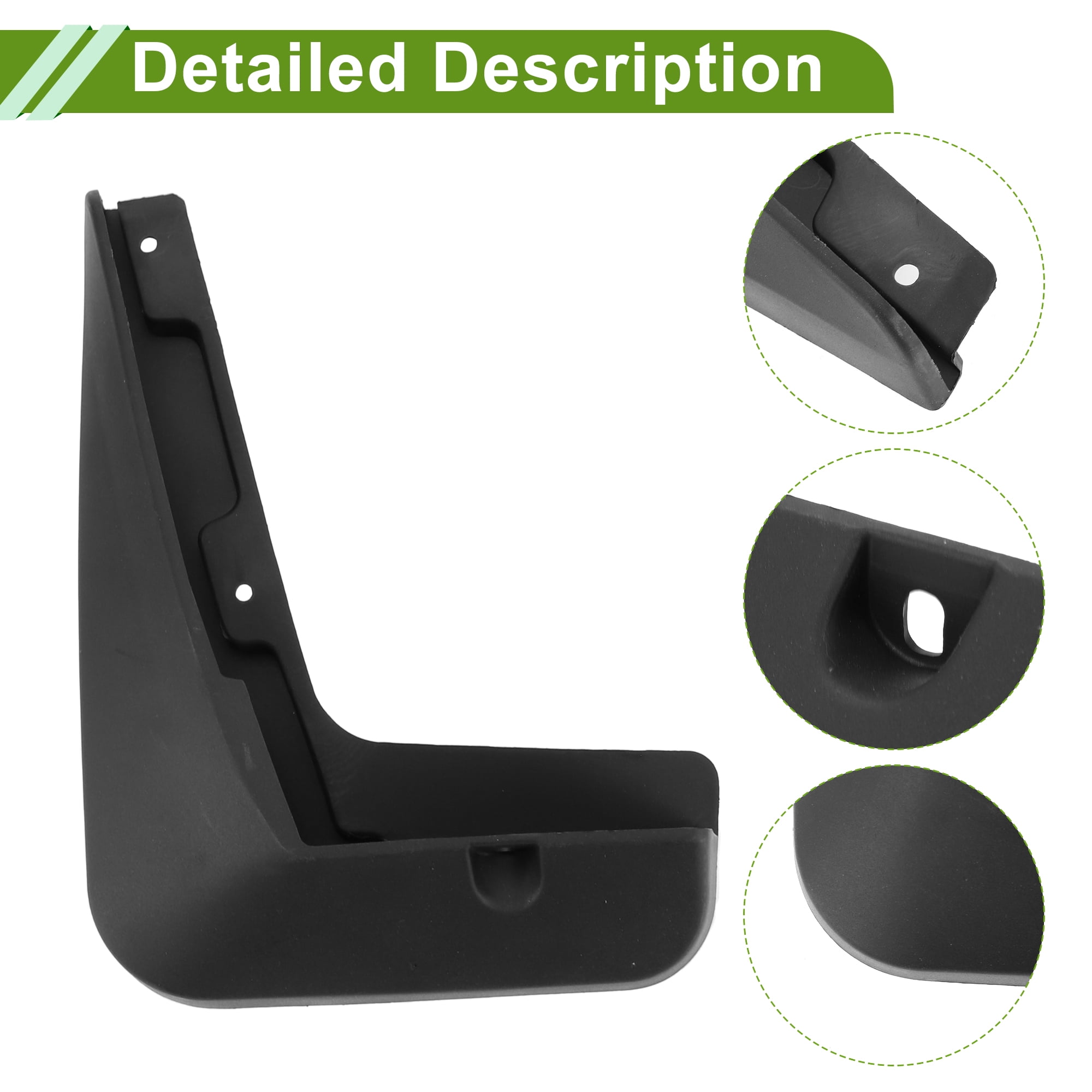 Unique Bargains Mud Flaps Splash Guards for Cadillac ATS 2013-2019 Front and Rear Mud Guards 1 Set