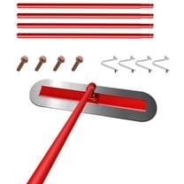 Concrete Finishing Float, 47.2×11.8 Minimal Warping, Steel Lightweight 19lb, Long Handle Concrete Float, Concrete Float Tool, Ideal for Patio, Garage, Sidewalk