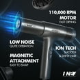 thumbnail image 2 of INF Professional Ionic Hair Dryer – 1875W Fast-Drying Blow Dryer with Diffuser & Concentrator Attachments – Low Noise, Lightweight, Ideal for Home, Salon & Travel, 2 of 5
