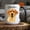 Black, variant on Personalized Watercolor Pet Mug Custom Dog or Cat Portrait