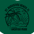 thumbnail image 4 of Inktastic Summer Vacation Mode St. Augustine Beach Florida Boys or Girls Baby Bib, 4 of 4