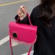 thumbnail image 5 of Bolso bandolera acolchado para mujer: bolso de hombro con solapa, bolso cuadrado pequeño con cadena de moda, bolso de mano MFZFUKR BST3002826-3, 5 of 6
