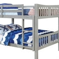 thumbnail image 3 of Furniture of America Edith Wood Full over Full Bunk Bed in Gray, 3 of 7