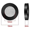 thumbnail image 2 of 20Pcs Seal O-Ring Hose Gasket Flat Rubber Washer With Filter Net For Faucet Grommet 1/2 Rubber Gasket Washer Sink Strainer Tool, 2 of 5