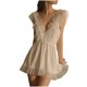 thumbnail image 4 of Lencería erótica de moda para mujer, camisón de encaje con lazo en V profundo y escote en V profundo, vestido Sexy sin espalda Fridja nalpqowj41738, 4 of 9