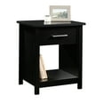 Mainstays Hillside Nightstand with Drawer, Blackwood Finish