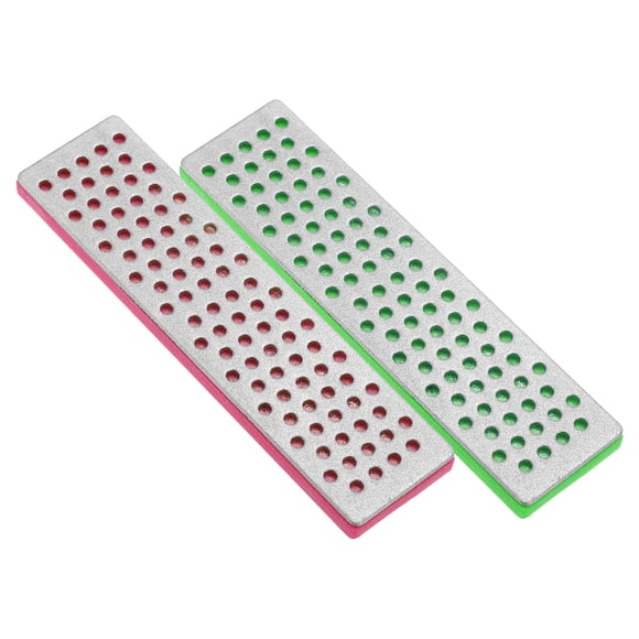 Unique Bargains 100mm 240 Grains Extra-Cors Ski Planche à Neige Pierre Diamant, Aiguiseur de Bords de Ski Limes Bords de Diamant, Multicolore 2 Pcs