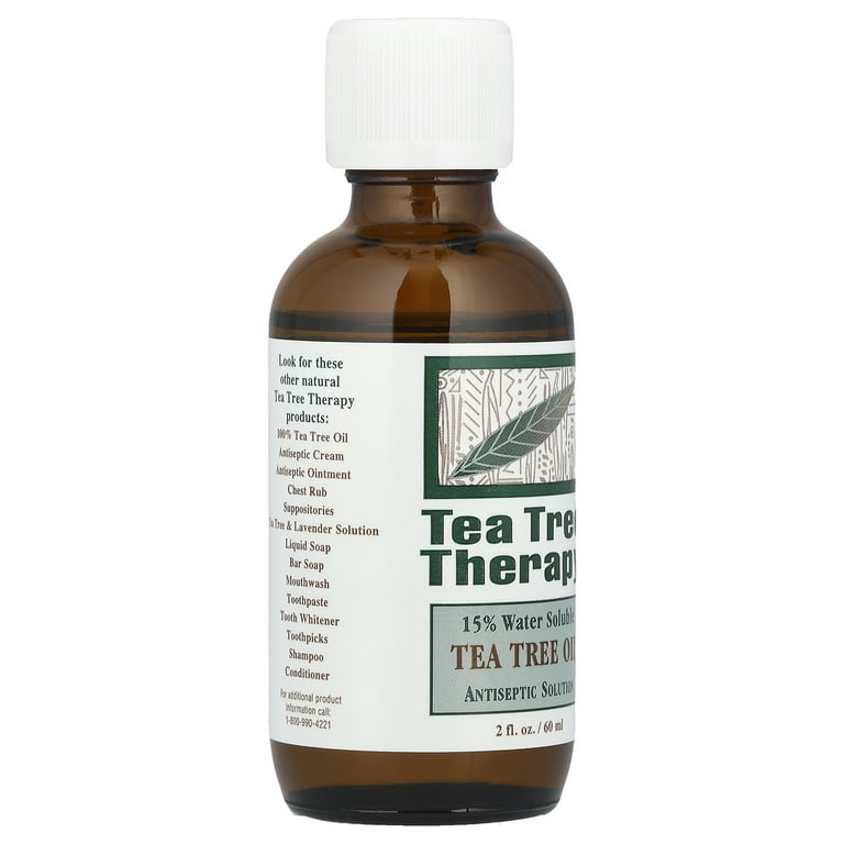 Tea Tree Therapy Tea Tree Oil 15% Water Solution 2 oz Liquid