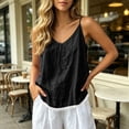 thumbnail image 3 of RRMuAzgs Summer Tank Tops for Women Loose Fit Camisole Tees Shirts Beach Vacation Casual Flowy Sleeveless Top, 3 of 8