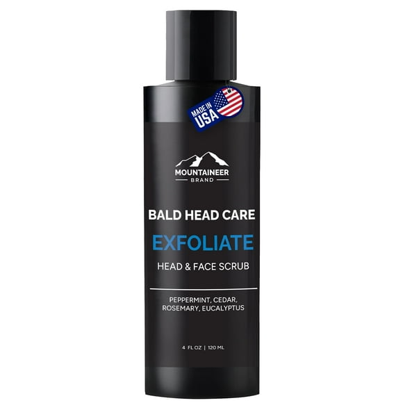 Exfoliante exfoliante natural para calvos de la marca Mountaineer, 120 ml